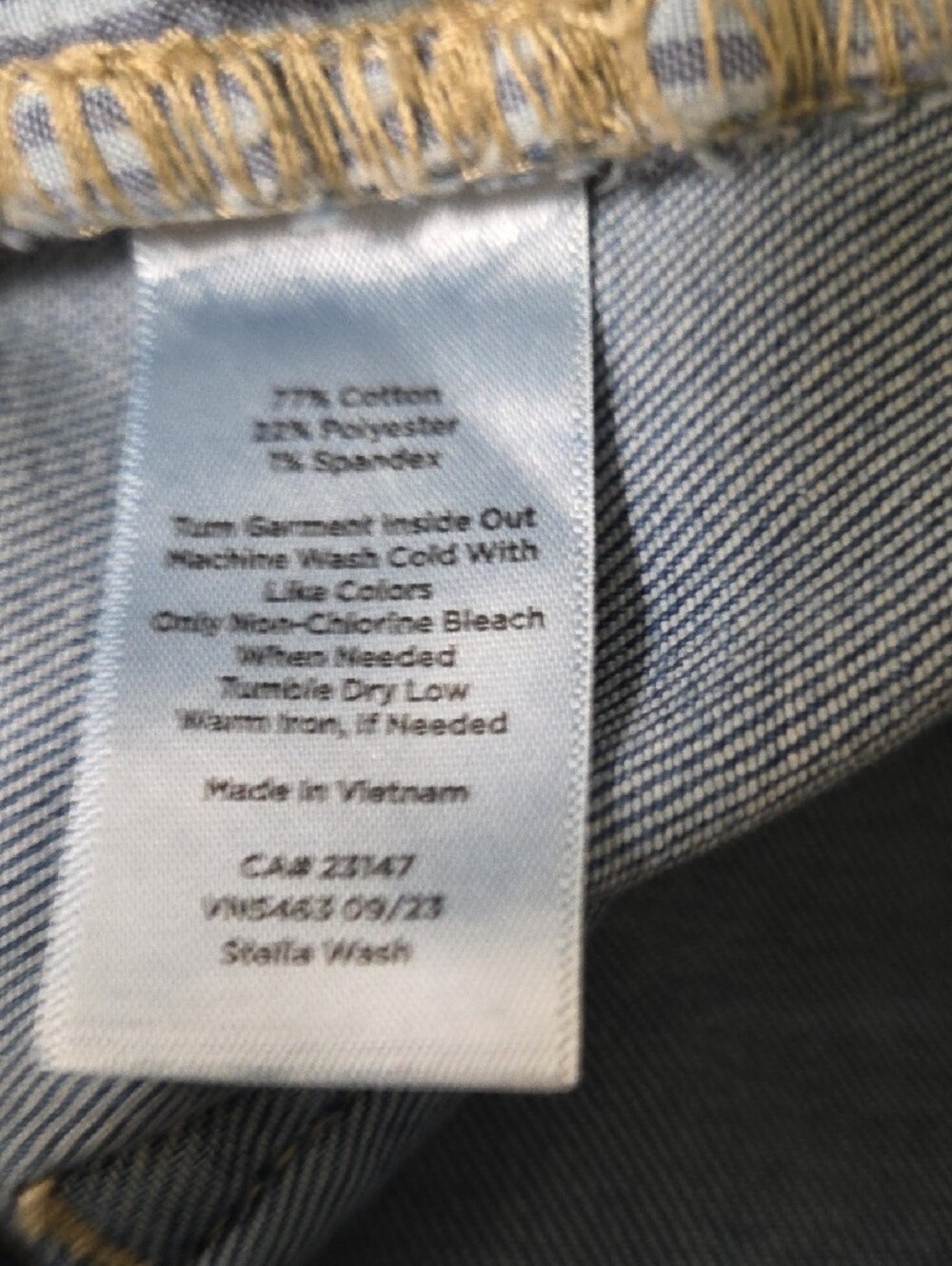 Talbots Crop Size 12P Light Washed Stretch - Picture 4 of 6